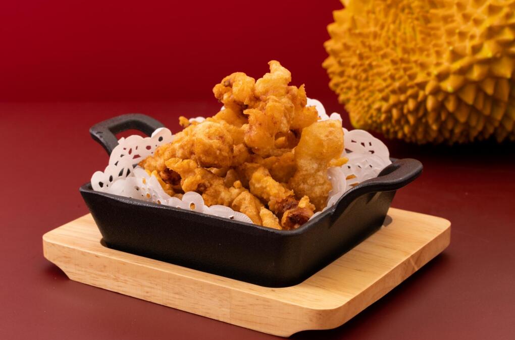 創(chuàng)意新品丨榴蓮酥肉，吃一口就忘不掉的味道！